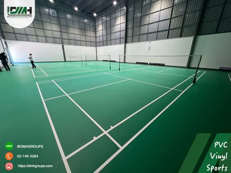 พื้น PVC Sport ในร่มสำหรับสนามขนาดเล็ก